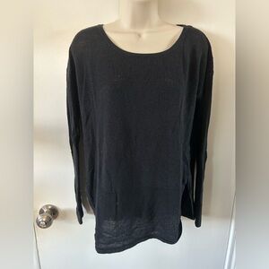CALIA Black Crew Neck Sweater M